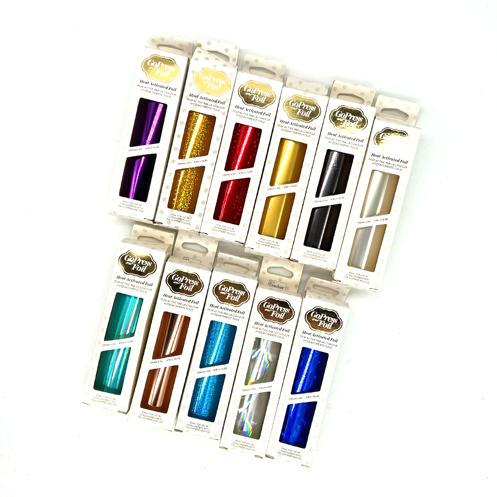 CLEARANCE GoPress Foil Pack of 5 Assorted Colours