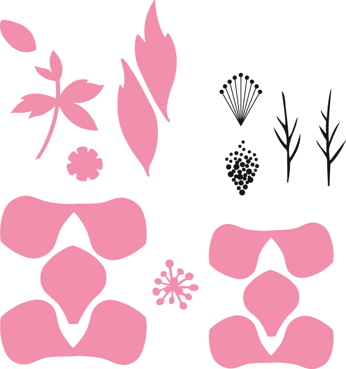 Marianne Design Collectable - Eline's Helleboras (7pcs)