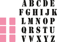 Marianne Design Collectable - Stamp Alphabet