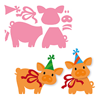 Marianne Design Collectable - Eline's Piglet (9pcs)