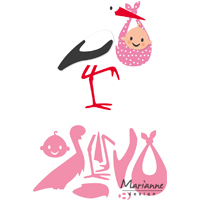 Marianne Design Collectable - Eline's Stork (6pcs)