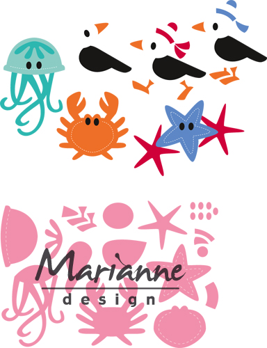 Marianne Design Collectable - Eline's Seagull & Friends