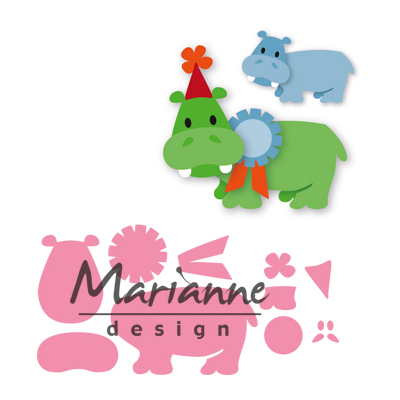 Marianne Design Collectable - Eline's Happy Hippo
