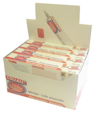 Collall All Purpose Glue 50ml Set of 12 in Counter Display