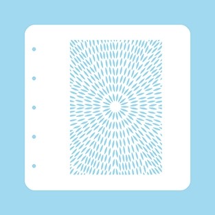 Nellie Snellen Stencil A6 - Burst