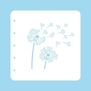 Nellie Snellen Stencil A6 - Dandelion