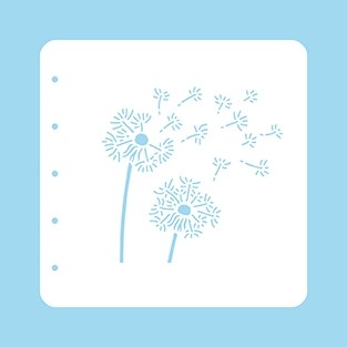 Nellie Snellen Stencil A6 - Dandelion