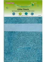 Crafts Too Glitter Sheets Pad - Blue / Green (8 sheets)