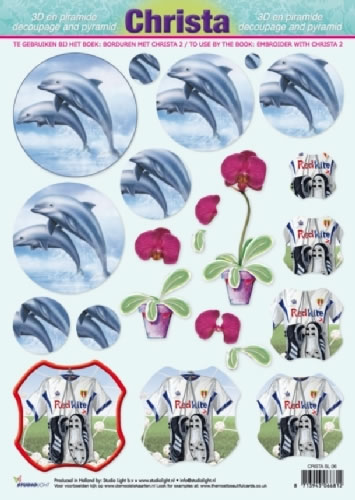 Christa 3D Decoupage and Pyramid 3D - Occasions NOW HALF PRICE