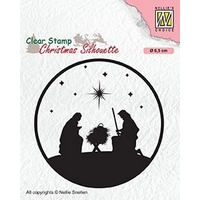 Nellie Snellen Clear Stamp Christmas Silhouette - Nativity 3