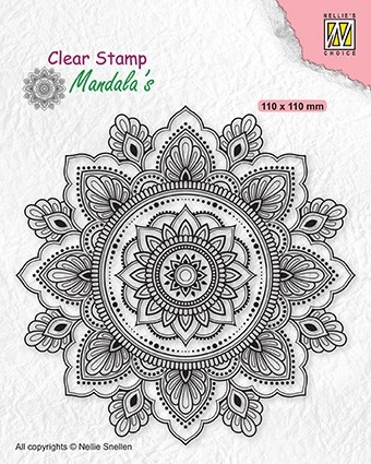 Nellie Snellen Clear Stamp Mandalas - Sunflower