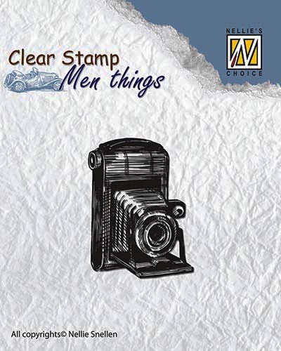 Nellie Snellen Clear Stamp Men Things - Camera