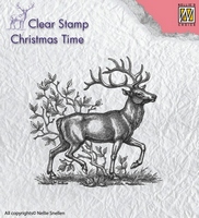 Nellie Snellen Clear Stamp Christmas Time - Reindeer