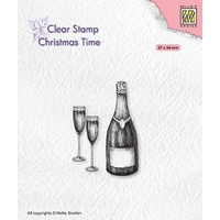 Nellie Snellen Clear Stamp Christmas Time - Happy New Year
