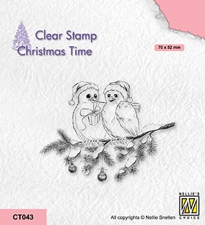Nellie Snellen Clear Stamp Christmas Time - Celebrating Christmas