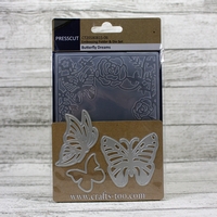 Presscut Embossing Folder & Die Set - Butterfly Dreams