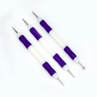 Crafts Too Double Ended Soft Grip Embossing Tool 3 Pack (1.2mm/1.8mm,2.4mm/2.8mm,3mm/5mm) Crafts Too Double Ended Soft Grip Embossing Tool 3 Pack (1.2mm/1.8mm,2.4mm/2.8mm,3mm/5mm)