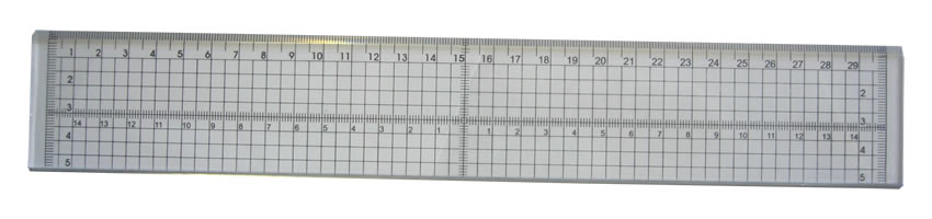 Steel Edged Craft Ruler (30 x 5cm)