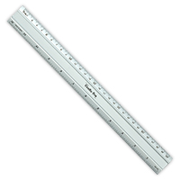 Crafts Too - Aluminium Ruler 30cm