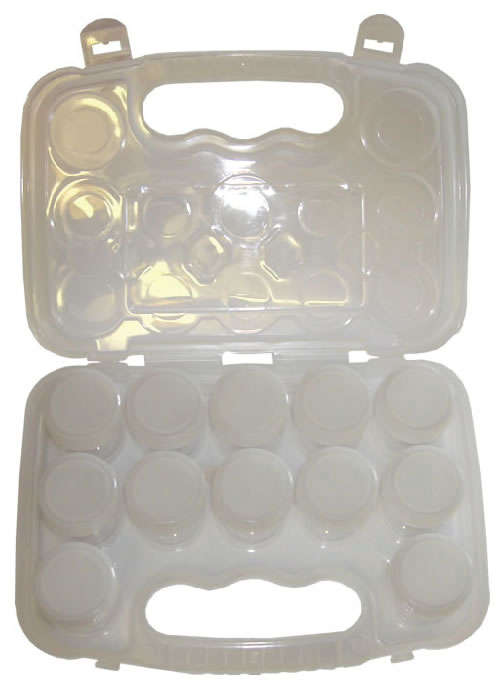 Crafts Too Storage Box with 12 x CT21835A Pots