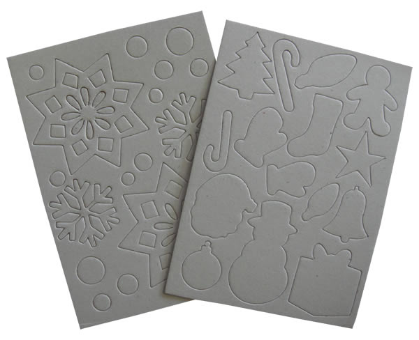 Crafts Too Die Cut Chipboard 2 Sheets - Christmas (5x7
