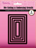 Crafts Too Cutting and Embossing Stencils - Rectangles