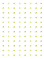 Crafts Too Rhinestone Stickers 3mm 96 Dots - Yellow