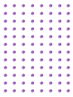 Crafts Too Rhinestone Stickers 3mm 96 Dots - Purple