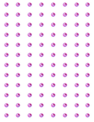 Crafts Too Rhinestone Stickers 3mm 96 Dots - Lilac