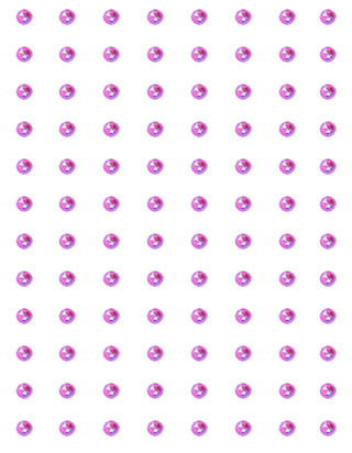 Crafts Too Rhinestone Stickers 3mm 96 Dots - Lilac
