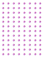 Crafts Too Rhinestone Stickers 3mm 96 Dots - Lilac