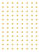 Crafts Too Rhinestone Stickers 3mm 96 Dots - Gold Crafts Too Rhinestone Stickers 3mm 96 Dots - Gold
