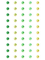 Crafts Too Rhinestone Stickers 5mm 50 Dots - Mixed Green