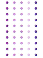 Crafts Too Rhinestone Stickers 5mm 50 Dots - Mixed Lilac