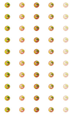 Crafts Too Rhinestone Stickers 5mm 50 Dots - Mixed Brown