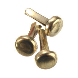 Crafts Too Metal Brads - Gold 100pcs 4.5mm