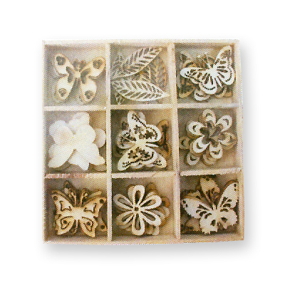 SALE Crafts Too Wooden Elements Shapes - Butterfly
