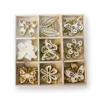 SALE Crafts Too Wooden Elements Shapes - Butterfly