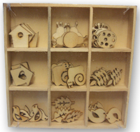 SALE Crafts Too Wooden Elements Shapes - Garden
