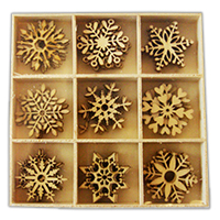 SALE Crafts Too Wooden Elements Shapes - Xmas 4
