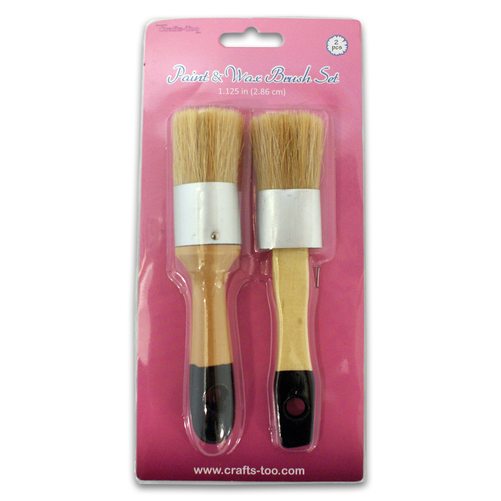 Crafts Too - Paint & Wax Brush (2 pcs)