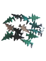 Crafts Too Brads - Christmas Tree Greens 15pcs