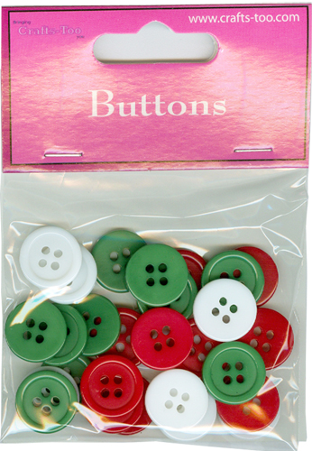 Crafts Too Buttons Mixed Buttons 30pcs