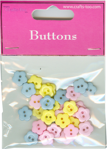 Crafts Too Buttons Mixed Buttons 30pcs