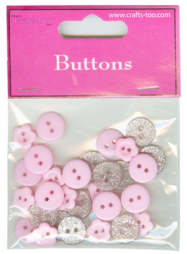 Crafts Too Buttons Mixed Buttons 30pcs