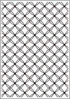 Crafts Too Embossing Folder A4 - Fancy Lattice Crafts Too Embossing Folder A4 - Fancy Lattice