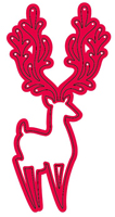 Crafts Too Cutting and Embossing Stencils - Prancer