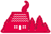 Crafts Too Cutting and Embossing Stencils - Woodland Cottage