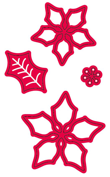 Crafts Too Cutting and Embossing Stencils - Xmas Flower
