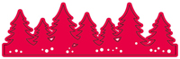 Crafts Too Cutting and Embossing Stencils - Fir Border